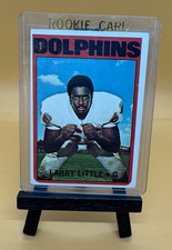 Topps 1972 Larry Little Miami Dolphins #240 Rookie Base Set NFL Football Card. rookie card picture