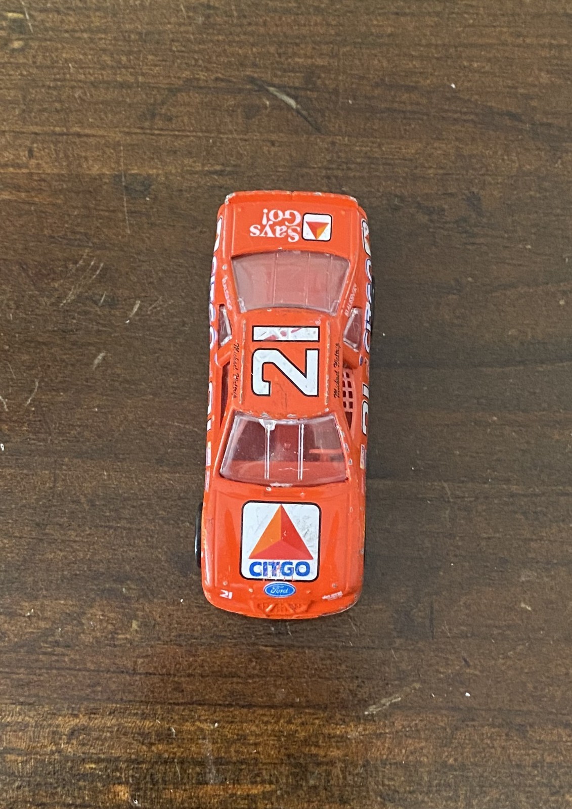 1996 Racing Champions CITGO #21 Ford - Michael Waltrip - Die Cast Model