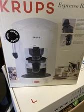 NEW IN BOX! Krups Espresso Bravo Model 871 in Black