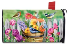 Briarwood Lane Birds And Blooms Spring Mailbox Cover