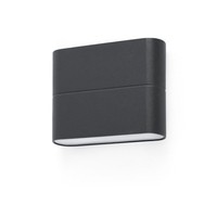 Outdoor LED Wandleuchte Aday 113 2X3W, 3000K, IP54, Dunkelgrau