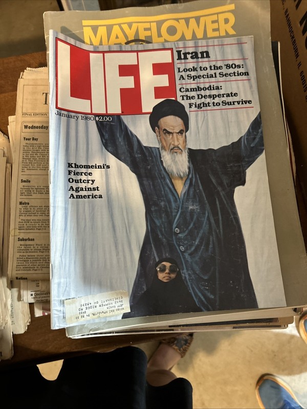 VTG Life Magazine January 1980 Khomeini's Fierce Outcry Against America