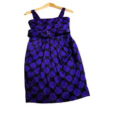 Windsor Girls Belted Printed Dress Size Juniors 7 NWT