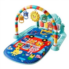 Baby Play Mat Baby Gym,Play Piano Tummy Time Baby Activity Mat, Music and Lig...