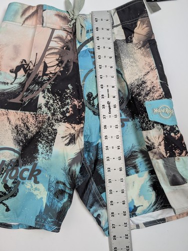 Hard Rock Cafe Foto Surf Collage Boardshorts Größe 28 Neu mit Etikett - Bild 8 von 8
