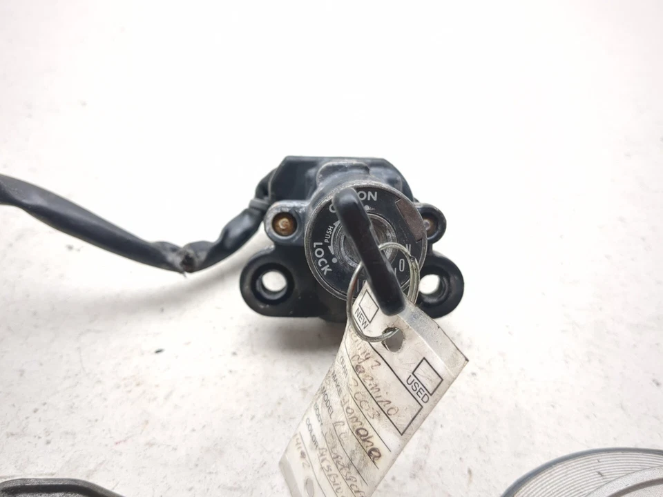 03-05 Yamaha YZF-R6 06-09 R6S Lock Set Ignition Switch Cap And Key - Image 2 of 4