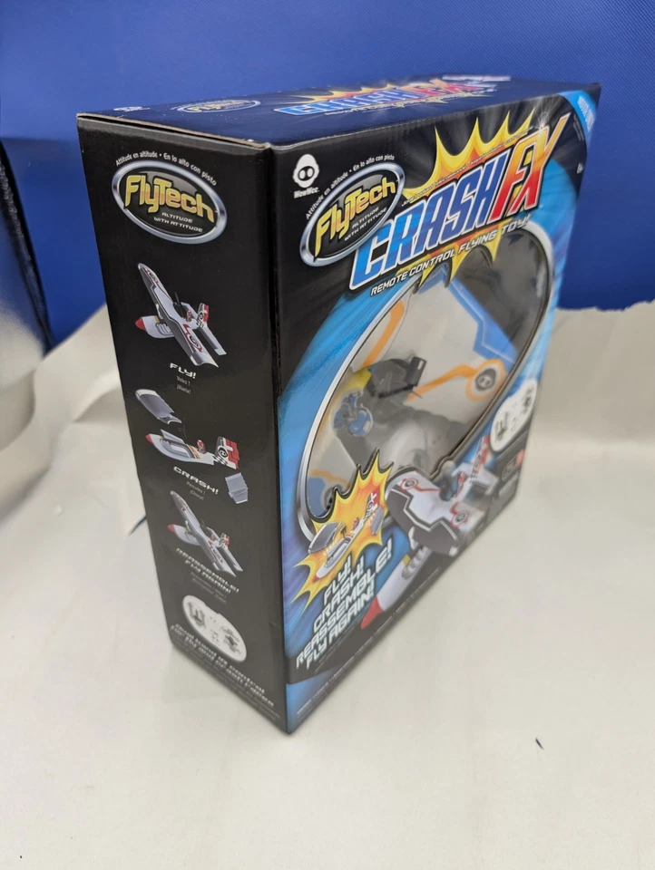 Flytech Crashfx Remote Control Flying Toy Fly Tech Crash FX 2008 Wow wee Group - Image 2 of 4
