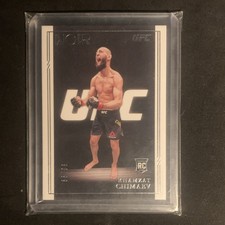 2021 Panini Chronicles Noir UFC Khamzat Chimaev Rookie Card #334 /99 
