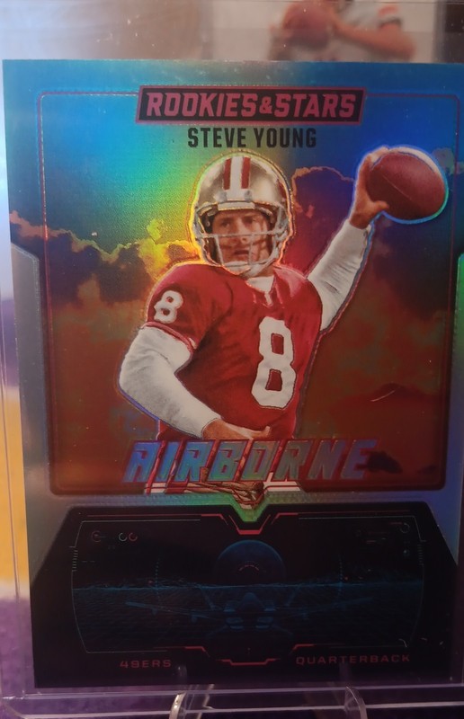 2025 Panini Rookies & Stars - Airborne Steve Young #17 Silver