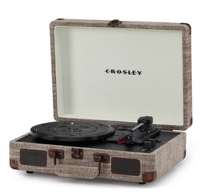 Crosley Cruiser Plus Portable Turntable with Bluetooth- Havana CR8005F-HA