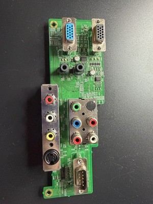 Hamstar J V1.0 94V-0 E89382 Projector Input Board VGA DVI RS232 RCA S-Video PCB