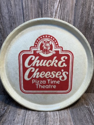 Vintage 80s Chick E Cheese Pizza Time Theatre 14” Tray - Picture 3 of 6