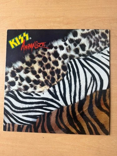 KISS - ANIMALIZE .VINYL LP. Ex/Ex. VERTIGO A1 B1 1st Pressing. 1984.