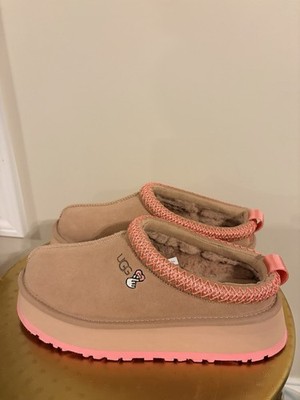 UGG TAZZ LOVE 25 SLIPPER CLOG Womens SIZE 8 Tan NEW