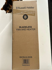 Russell Hobbs Bladeless Portable Heater/Fan Floor RHCBLDL3IN1B Black RRP £99.99