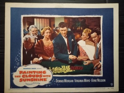 Lobby Card 1950 PAINTING CLOUDS SUNSHINE Virginia Mayo D Morgan Vegas ...