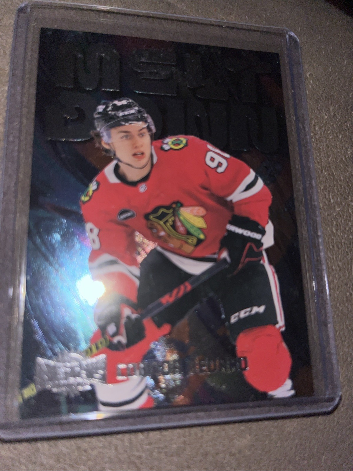 2023-24 Skybox Metal Universe - Meltdown Connor Bedard #M5 (RC)