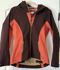Kerrits Waterproof Hooded Jacket Womens Salmon  Brown Equestrian Riding Small