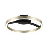 LED Deckenleuchte 3-Step-Dim Melira 2700K 1690Lm 230V 24W Dimmbar Schwarz Matt,