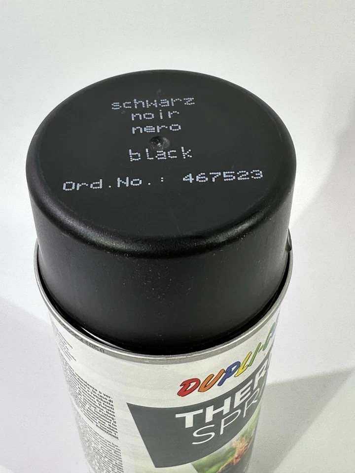 Dupli Color 467523 Hitzefest schwarz 690 Grad Hochtemperaturbeständig 400ml Dose - Bild 2 von 3