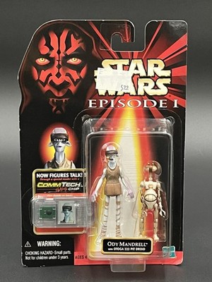 Hasbro Star Wars Episode 1 Ody Mandrell and Otoga 222 Pit Droid Action Figure 