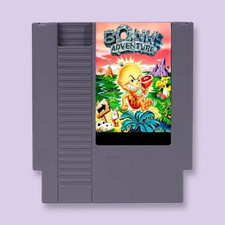 Bonk's Adventure Nintendo Entertainment System NES Game Cartridge