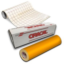 Oracal 651 Golden Yellow Gloss Permanent Roll For Craft Makers 12 X 50Ft