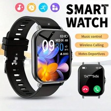 Smart Watch Bluetooth Call SMS Reminder Multi-Sport Mode Gift for Men Women