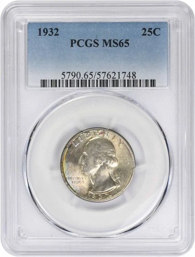 1932 Washington Silver Quarter MS65 PCGS