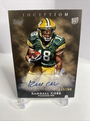 2011 Topps Inception Football RC RANDALL COBB Autographed /200 Packers #112