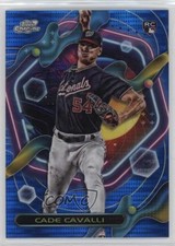 2023 Topps Cosmic Chrome Blue Moon Refractor 1/99 Cade Cavalli #199 16zq
