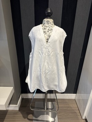 ETERNA WHITE 100% Viscose Blouse BNWT