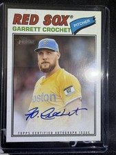 Garrett Crochet 2026 Topps Heritage Real One AUTO SP Boston Red Sox #ROA-GC