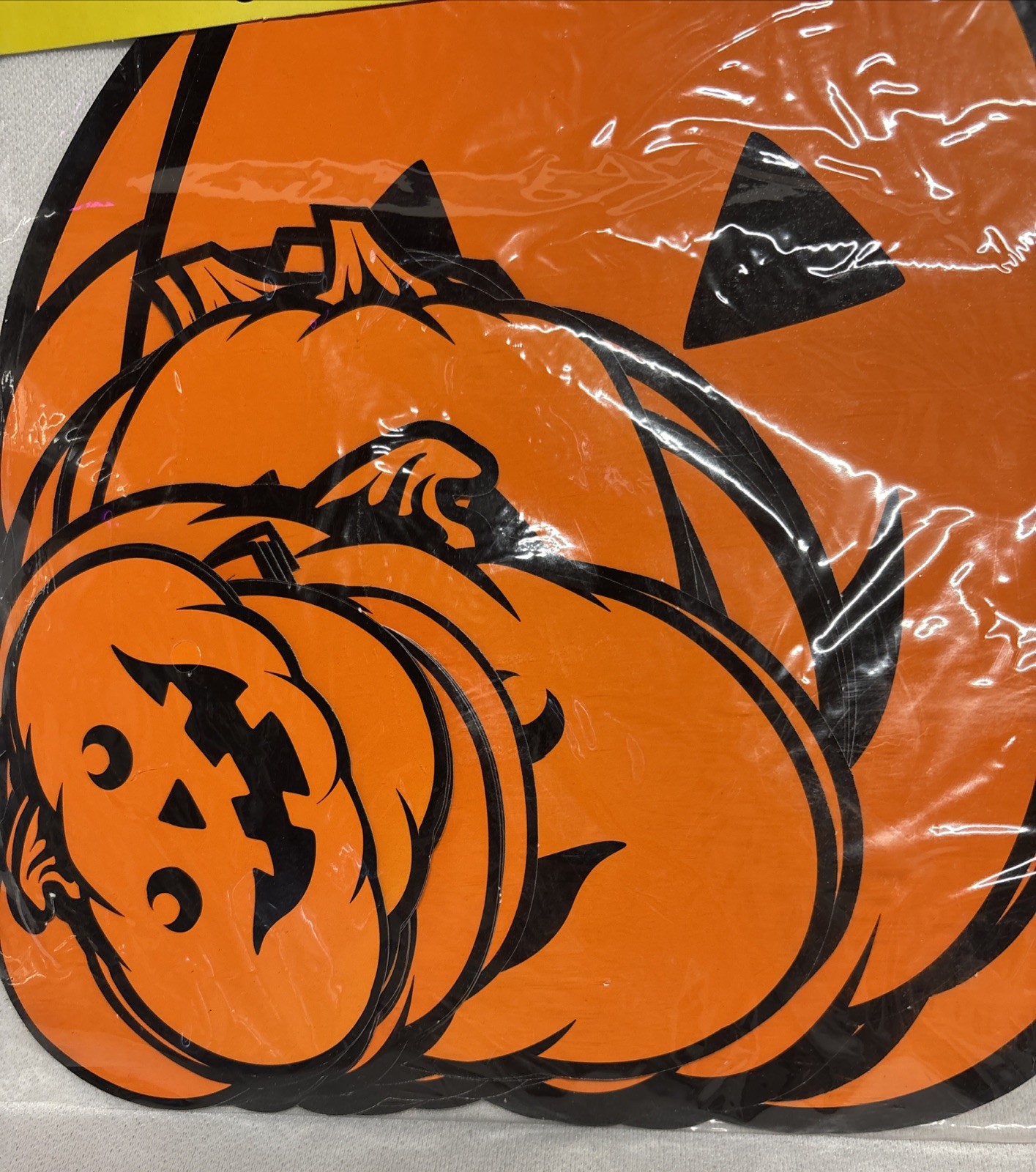 VTG Halloween Pumpkin Jack O Lantern JOL Amscan Cutout 30 Piece Value ...