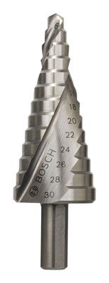 Bosch Zubehör HSS Stufenbohrer 14 Stufen - 6 - 30 x 93,5 x 10 mm - 2608597520