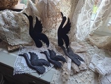 LOT D OISEAUX EN BOIS DECO CAMPAGNE SHABBY
