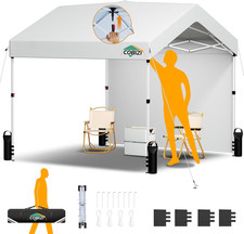 Gazebo 3X3 Pieghevole Impermeabile Pop-Up One-Touch,Garage Auto per Esterno Con 