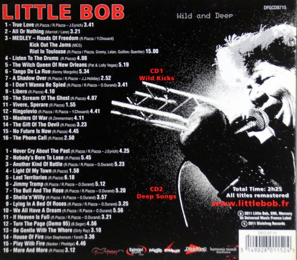 CD - LITTLE BOB - Wild and Deep Best Of 1989/2009 - Bild 2 von 2