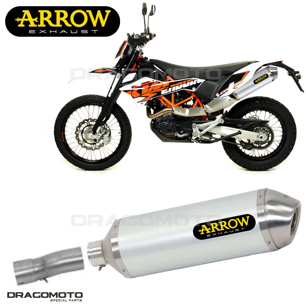 Pot d'échappement Arrow Race-Tech en alu pour KTM 690 Enduro R 2011-2012