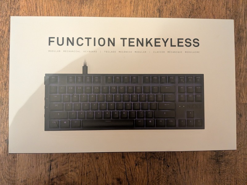 NZXT FUNCTION TENKEYLESS Modular Mechanical Gaming Keyboard Gateron Red Switches