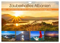Zauberhaftes Albanien (Wandkalender 2027 Din A4 Quer), Calvendo Monatskalender