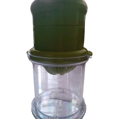 Cucinella Saftpresse Entsafter Zitruspresse 2 in 1 manuell grün Fruchtsaftpresse
