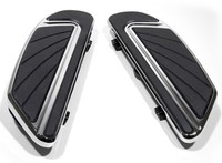 Trittbretter Airflow-Style Chrom Vorne FüR Harley Davidson Dyna Softail Touring