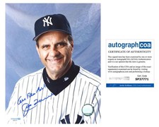 Joe Torre AUTOGRAPH Signed New York Yankees Manager Autographed 8x10 Photo ACOA