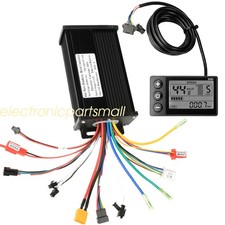 Controlador de motor sin escobillas 36V 48V 64V 40A 30A 20A E-Bike S866 medidor de pantalla LCD