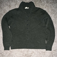 J.Crew Men's Green Wool Pullover Sweater Size S