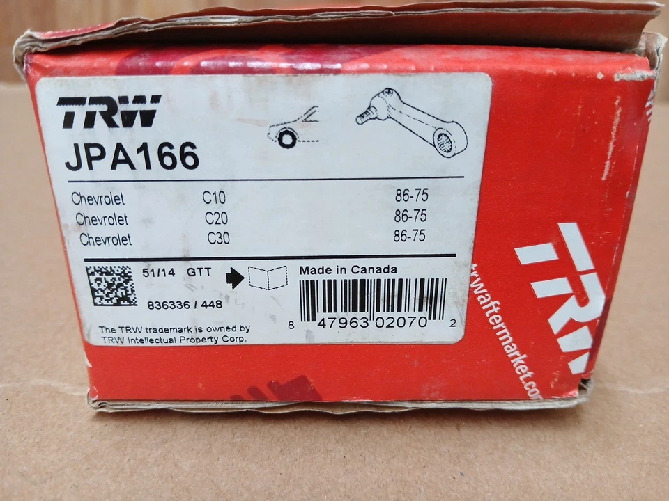 Pitman Arm for Chevrolet C10 1975 - 1986 & Others TRW JPA166 - Image 2 of 4