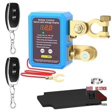 Blue Car Kill Switch - 12V/24V 240A - Remote Battery Disconnect Switch
