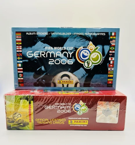 Lot -2006 Panini FIFA World Cup Sealed Trading Card AND Sticker Hobby Boxes