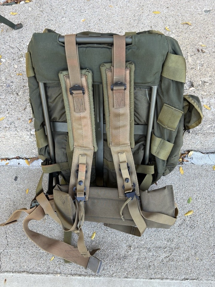 Vintage US Army Military LC-1 Large Combat Field Pack Alice Rucksack ...
